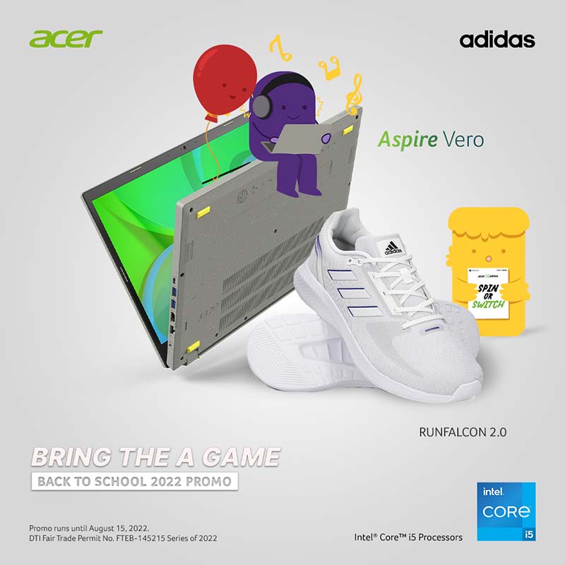 Acer x adidas laptop shoe